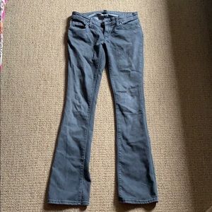 Premium boot cut, black/grey jeans